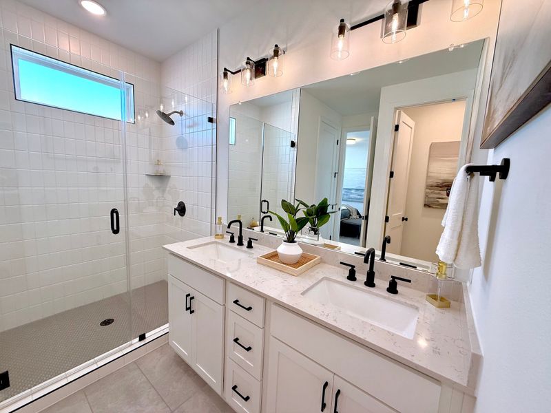 Furnished interior view inside a new home in Novel, Austin (Image 14).