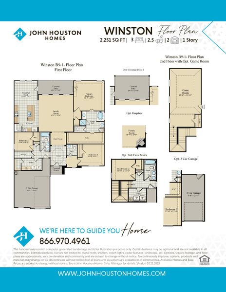 2D floor plan layout for the Winston by John Houston Homes in Chapel Ridge, Lorena, TX (Image 3). 2D floor plan layout for the Winston by John Houston Homes in Chapel Ridge, Lorena, TX (Image 3).