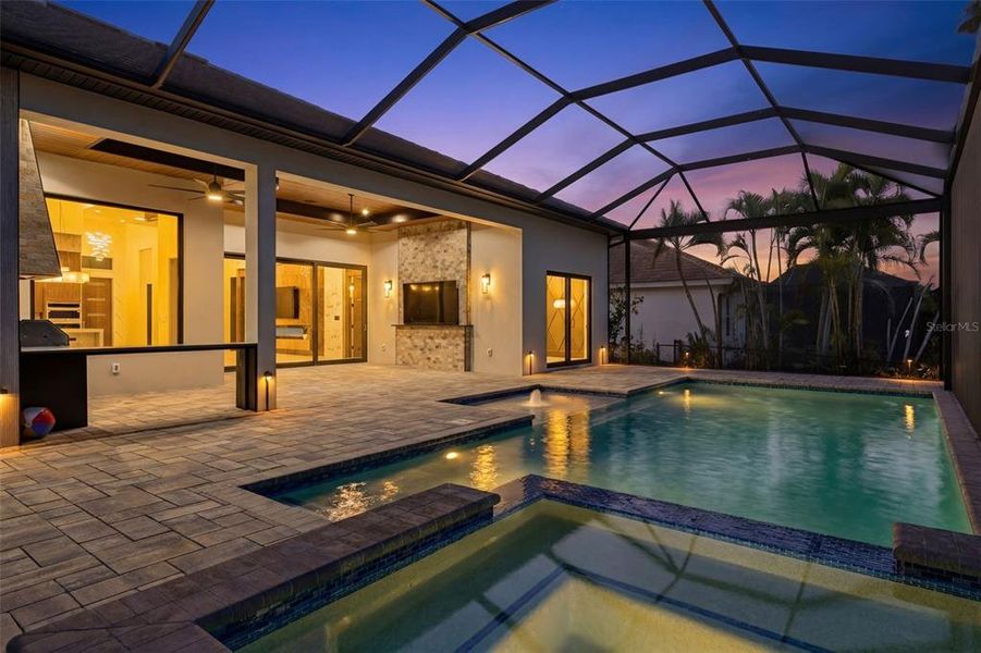 Exterior details and patio area of a home in , Cape Coral (Image 2). Exterior details and patio area of a home in , Cape Coral (Image 2).