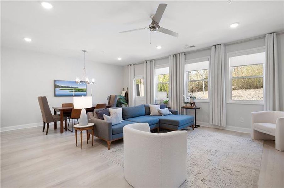 Furnished interior view inside a new home in , Smyrna (Image 16).