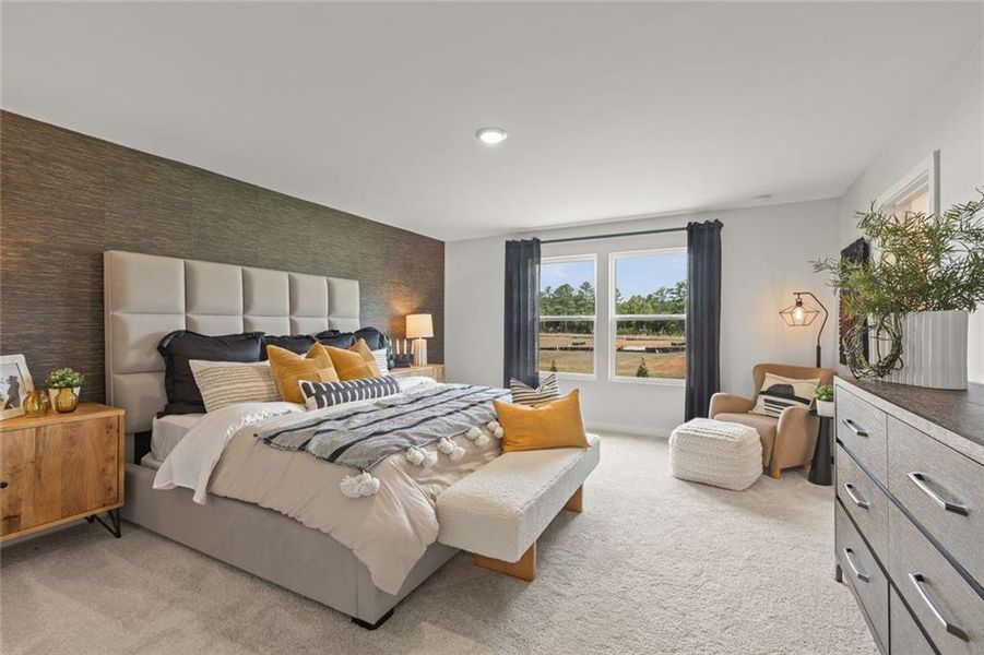 Furnished interior view inside a new home in Oak Grove Glen, Snellville (Image 5).