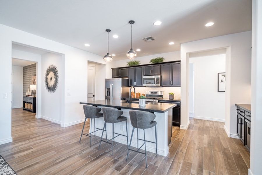 Furnished interior view inside a new home in Hawes Crossing, Mesa (Image 10).