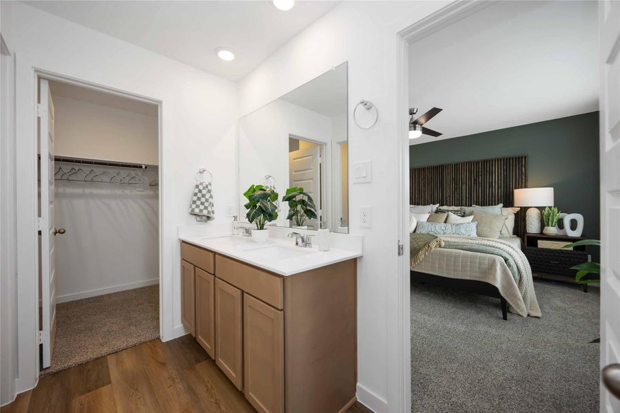 Furnished interior view inside a new home in Pinehaven, Houston (Image 29).