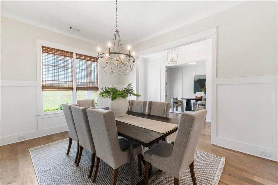 Furnished interior view inside a new home in , Buford (Image 35).