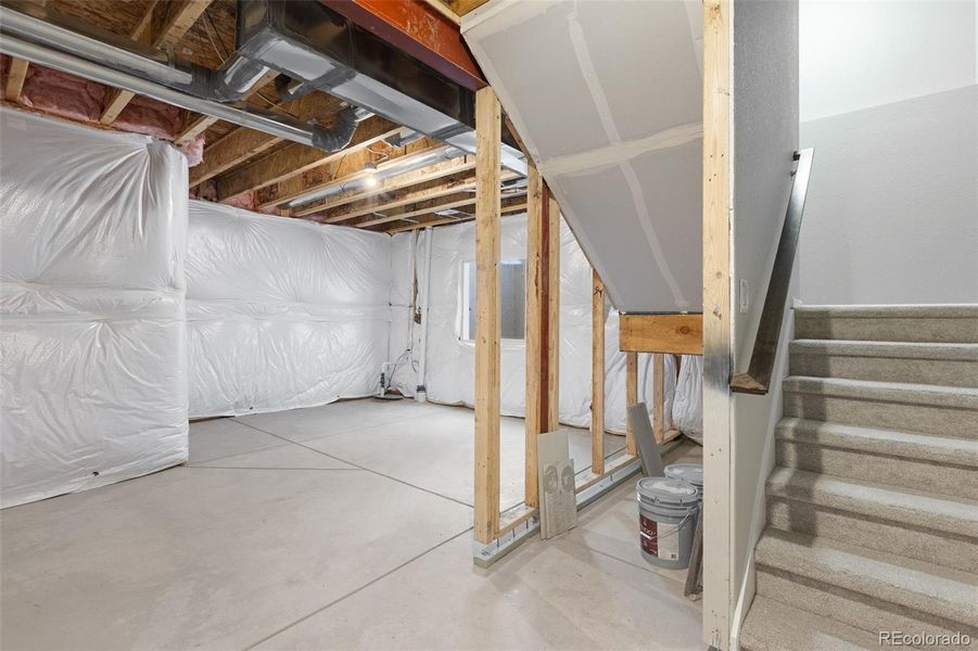 In-progress construction of a new home in The Manors Collection at Golden Overlook, Golden, CO (Image 48).