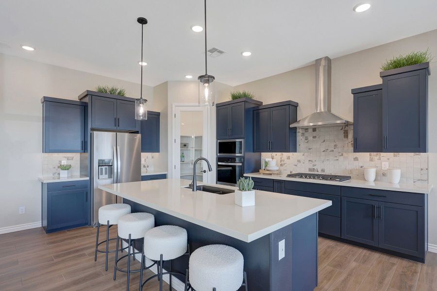 Representative furnished interior of a home built from the Harbor by Mattamy Homes in Miravida, Surprise (Image 19).