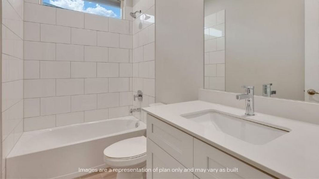 Representative furnished interior of a home built from the Portales by D.R. Horton in Homestead at Parks Bell Ranch, Odessa (Image 10).