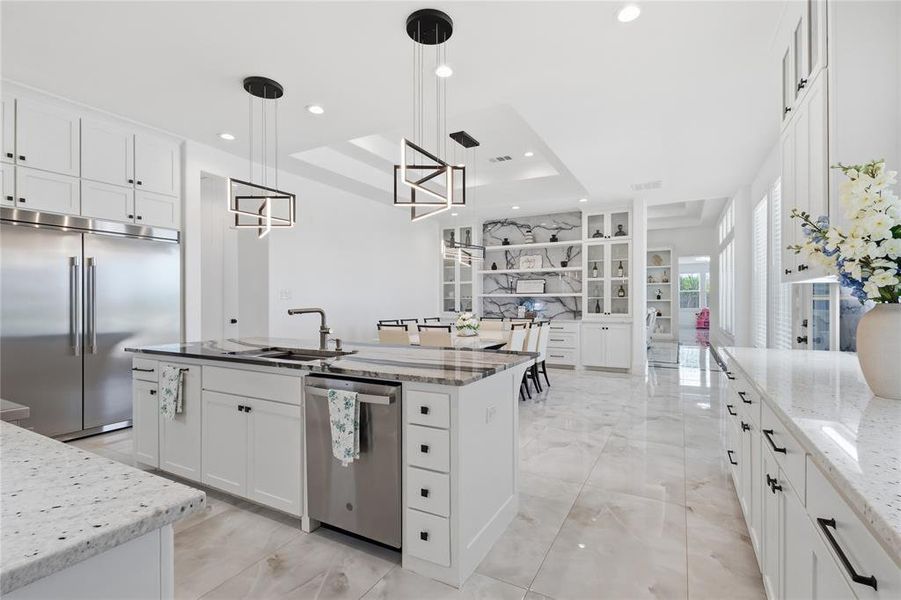 Furnished interior view inside a new home in , Sanger (Image 15).