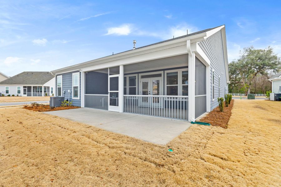 Exterior details and patio area of a home in , Summerville (Image 26). Exterior details and patio area of a home in , Summerville (Image 26).
