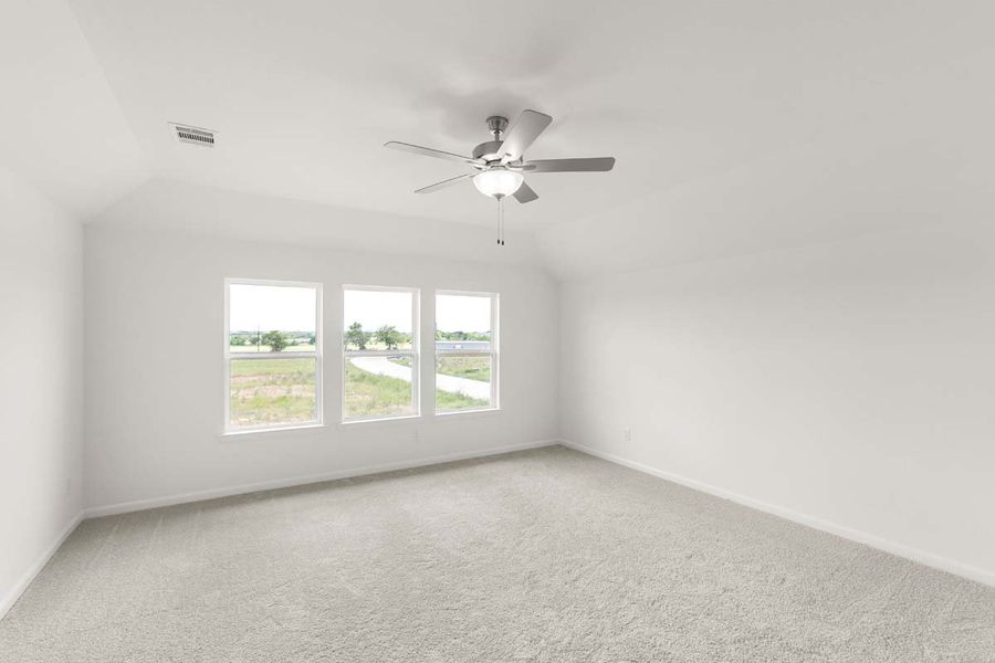 Spacious, unfurnished interior of a new home in Timberbrook, Justin (Image 29).
