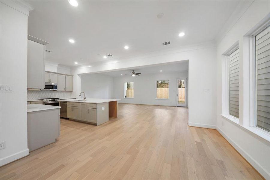 Another view of the Lisbon kitchen!  (Sample photos of a completed Lisbon floor plan. The image may feature alternative selections and/or upgrades.)