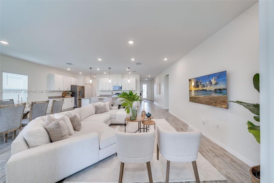 Furnished interior view inside a new home in , Port St. Lucie (Image 6).