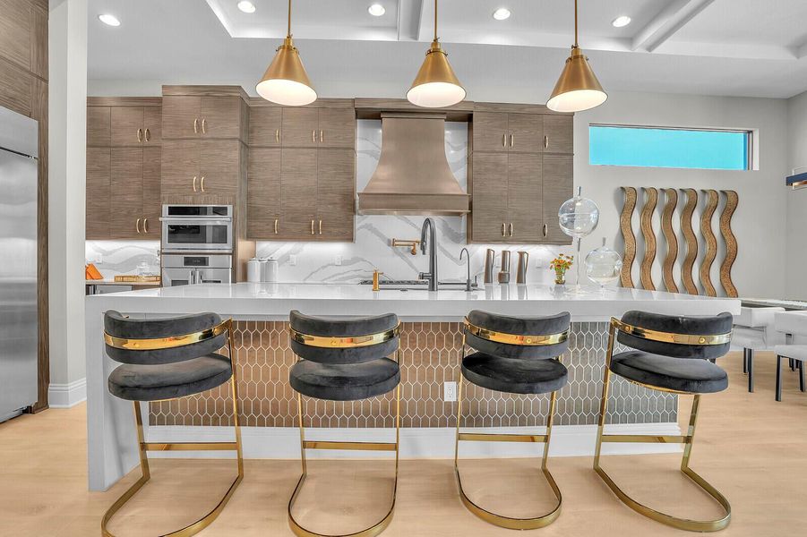 Furnished interior view inside a new home in Alton, Palm Beach Gardens (Image 28).