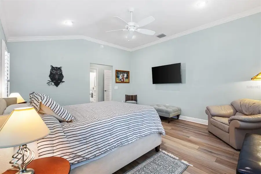 Furnished interior view inside a new home in , The Villages (Image 40).