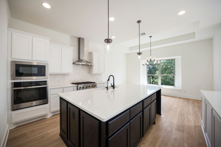 Representative furnished interior of a home built from the The Travis by Whitestone Custom Homes in Johnson Ranch, Bulverde (Image 10).