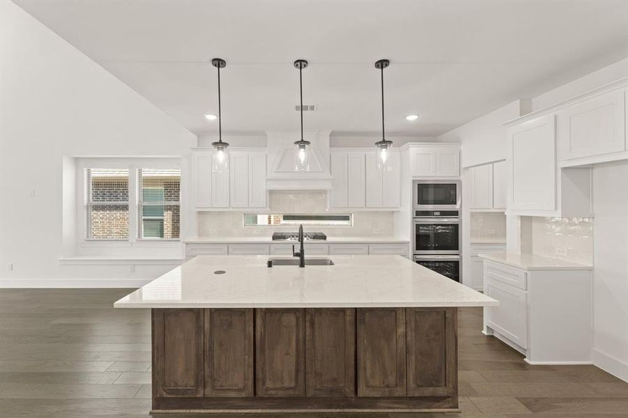 Furnished interior view inside a new home in Trails at Cottonwood Creek, Rowlett (Image 7).