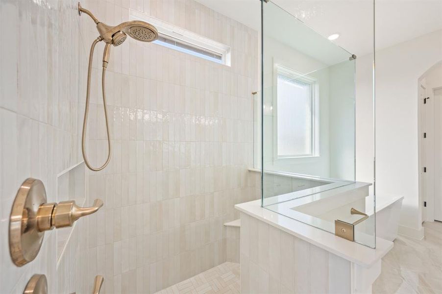 Close-up of interior finishes inside a home in NorthGlen, Haslet (Image 20).