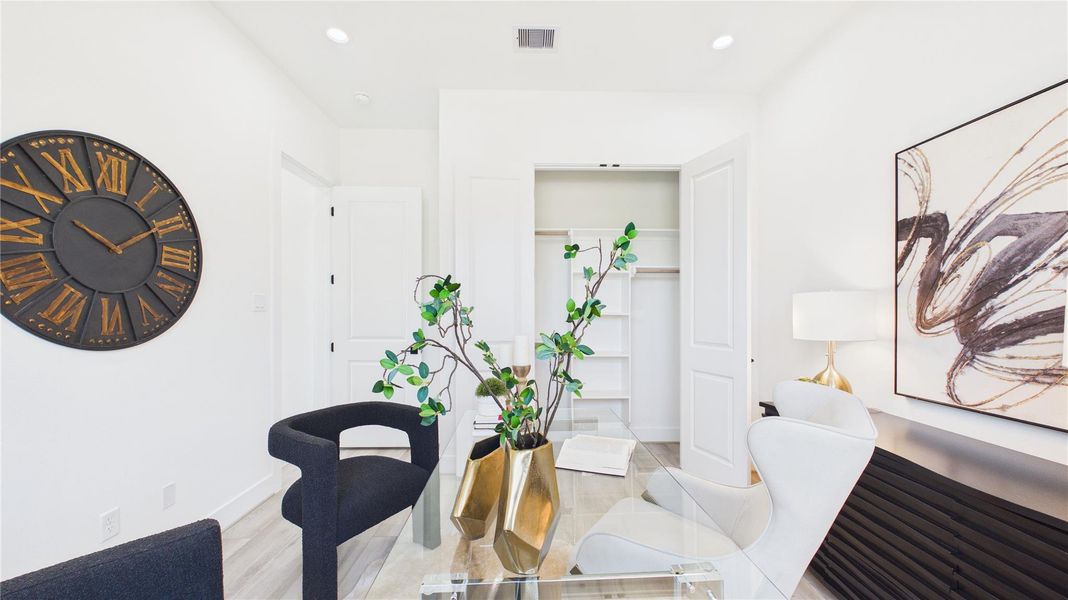 Furnished interior view inside a new home in , Houston (Image 12). Furnished interior view inside a new home in , Houston (Image 12).