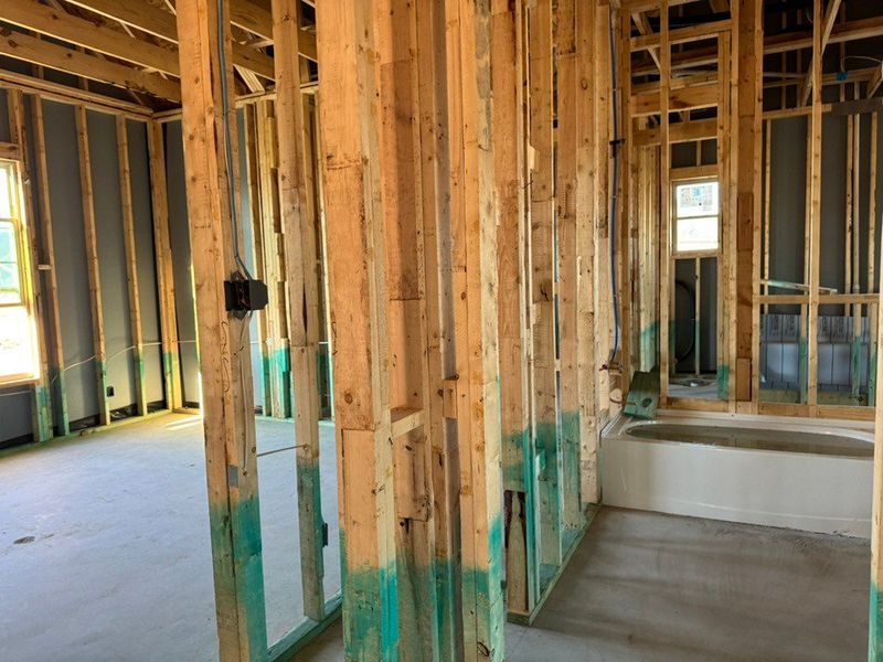 In-progress construction of a new home in Rocky Top, Krum, TX (Image 9).