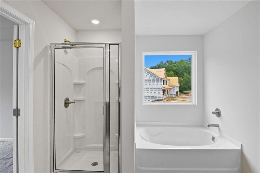 Furnished interior view inside a new home in Creekside Landing, Dallas (Image 10).