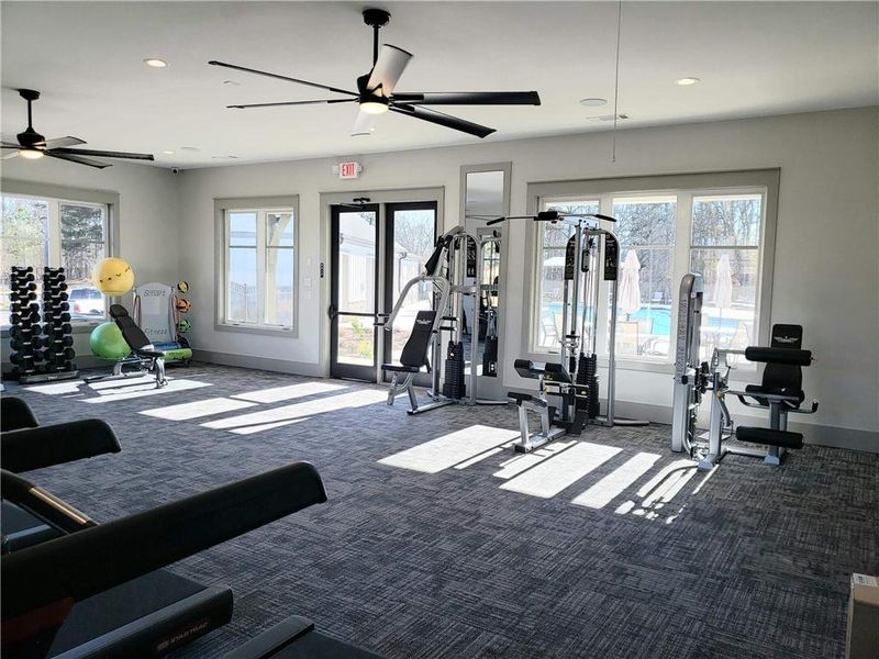 Furnished interior view inside a new home in Twin Lakes, Hoschton (Image 15).