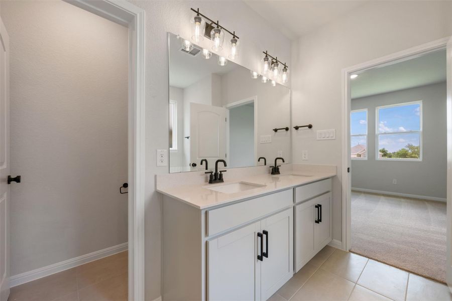 Furnished interior view inside a new home in Patterson Ranch, Georgetown (Image 14).