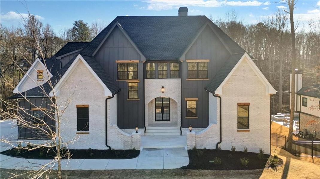 Front exterior of a new home in , Gainesville, GA, highlighting curb appeal (Image 29).