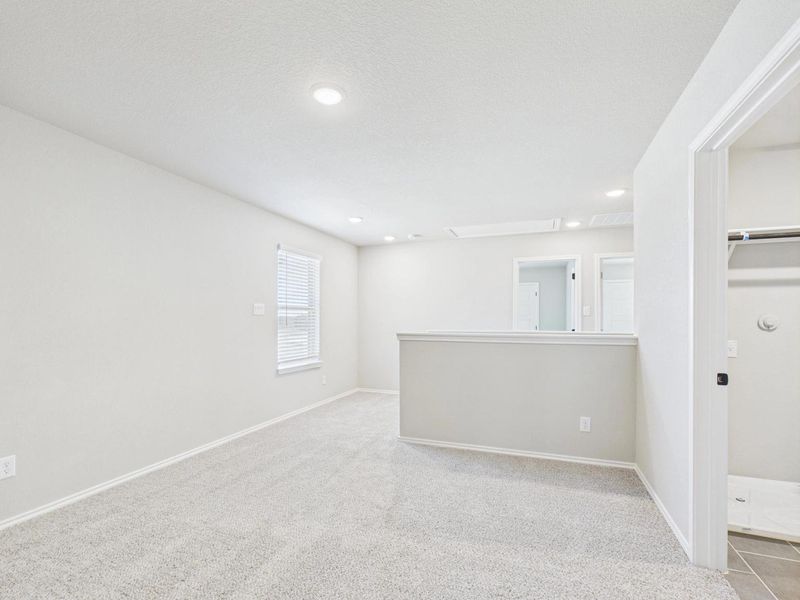 Representative unfurnished interior of a home built from the The Charlotte A by Davidson Homes LLC in Cedar Heights, San Antonio (Image 26).