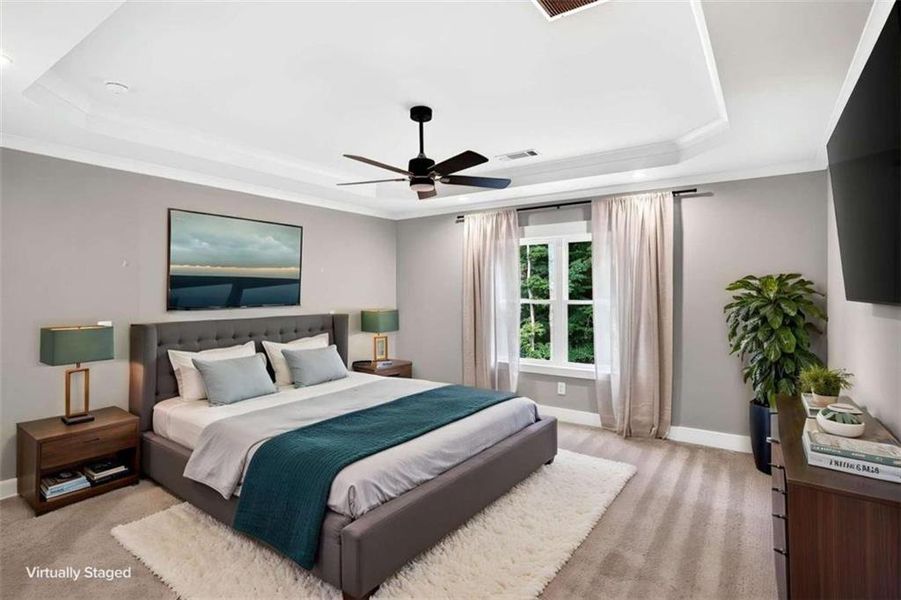 Furnished interior view inside a new home in , Hoschton (Image 7).