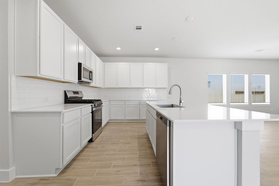 Furnished interior view inside a new home in Bluestem, Brookshire (Image 9).
