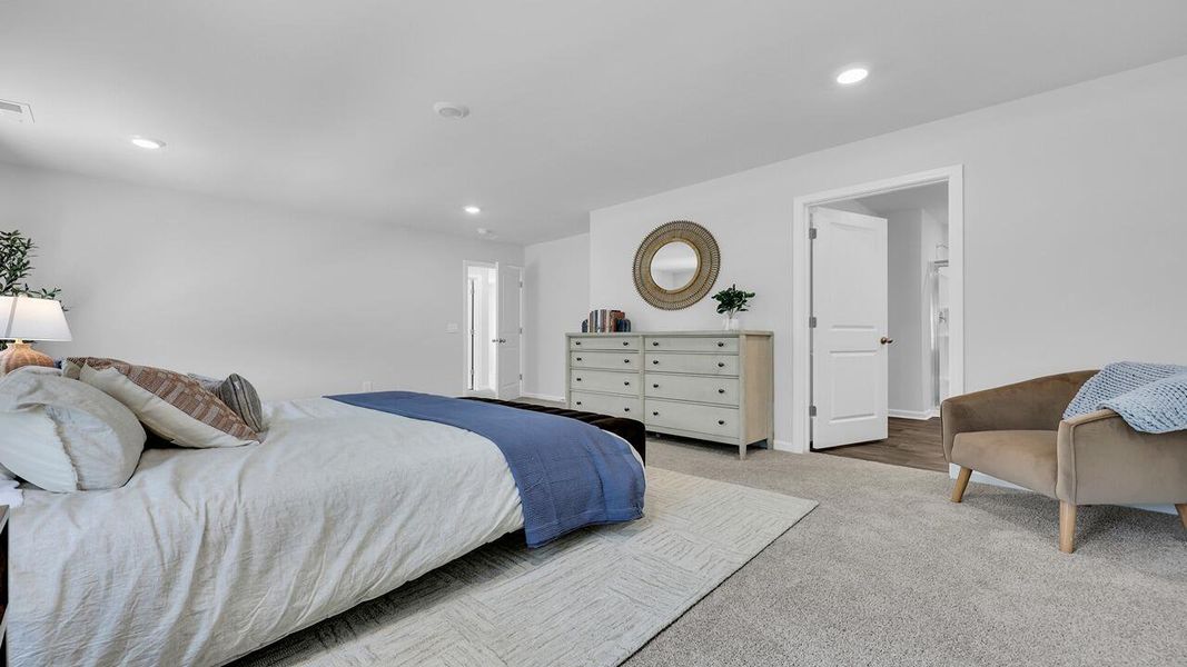 Furnished interior view inside a new home in The Ranch, Holly Hill (Image 15). Furnished interior view inside a new home in The Ranch, Holly Hill (Image 15).