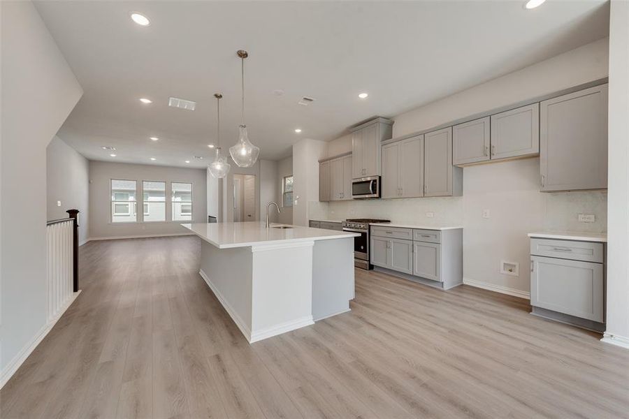 Furnished interior view inside a new home in City Point, North Richland Hills (Image 9).