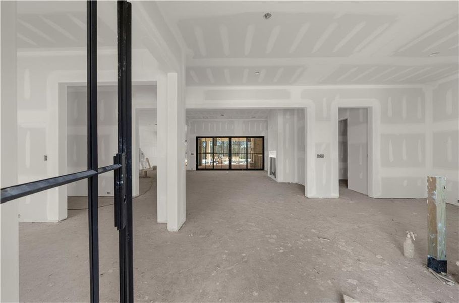 In-progress construction of a new home in , Canton, GA (Image 35).