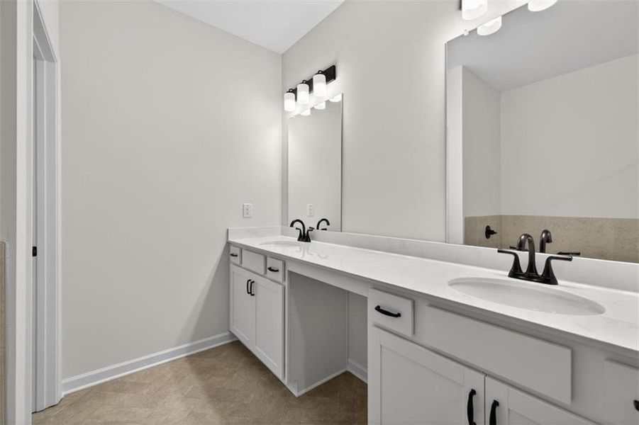 Furnished interior view inside a new home in Sanders Park, Austell (Image 13).