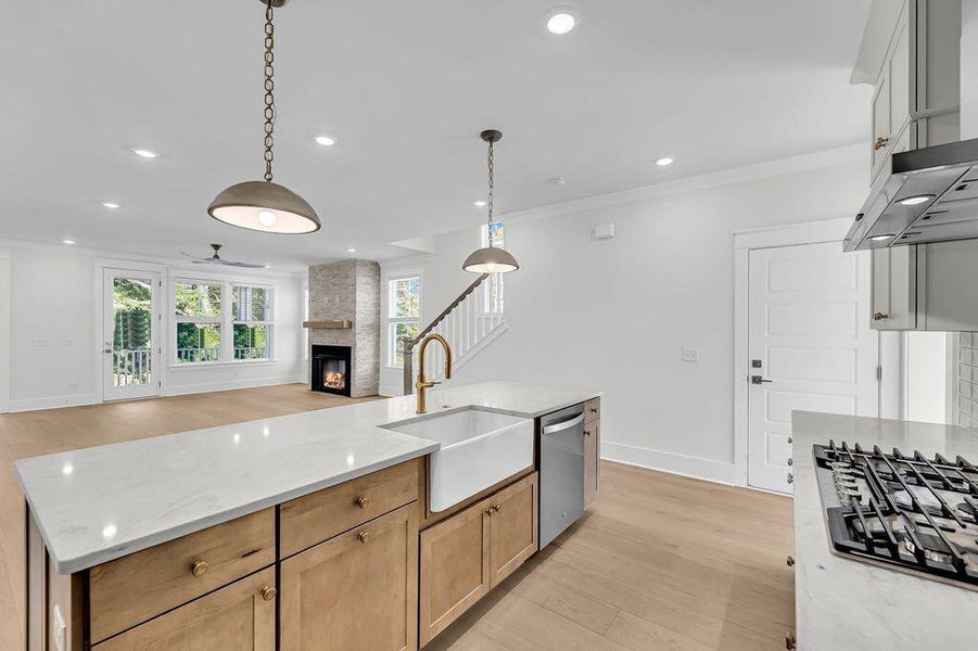 Furnished interior view inside a new home in Central Park, Charleston (Image 11). Furnished interior view inside a new home in Central Park, Charleston (Image 11).