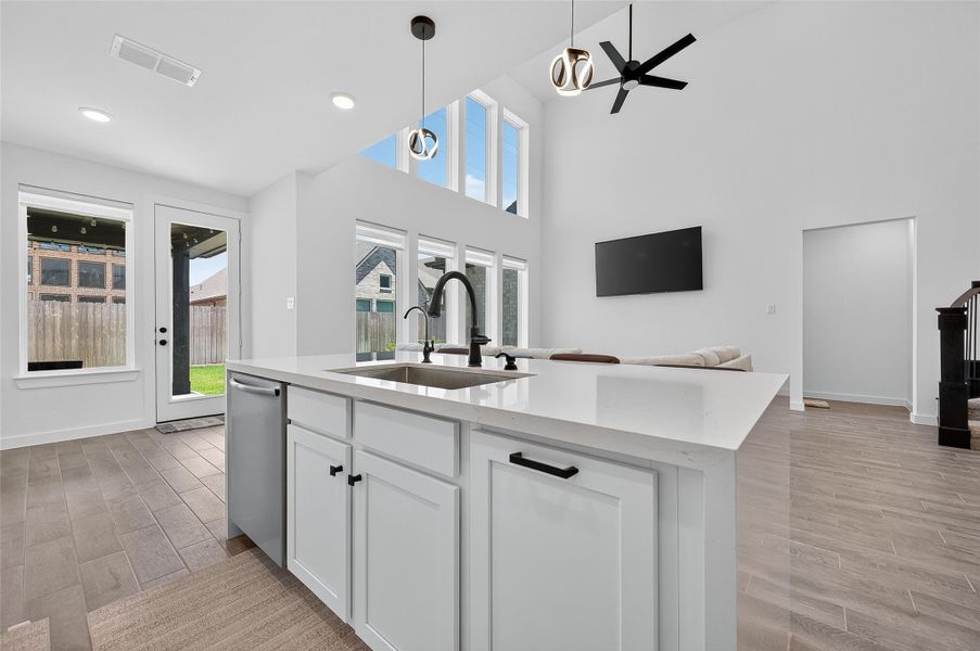 Furnished interior view inside a new home in , Richmond (Image 34). Furnished interior view inside a new home in , Richmond (Image 34).