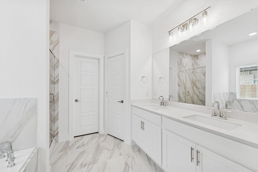 Furnished interior view inside a new home in Marvida, Cypress (Image 15).