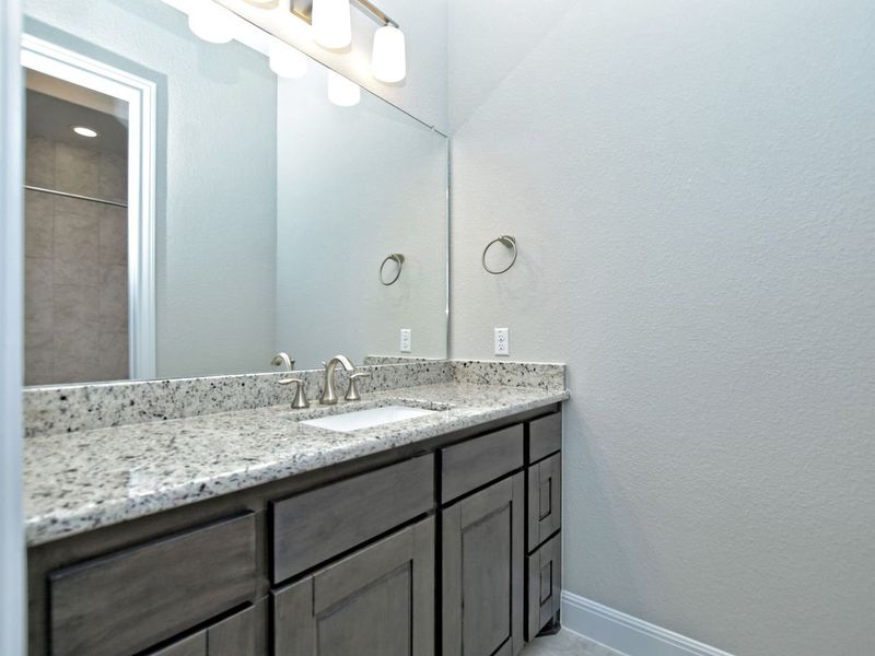 Representative furnished interior of a home built from the Siena II by Giddens Homes in Clearwater Ranch, Liberty Hill (Image 117).