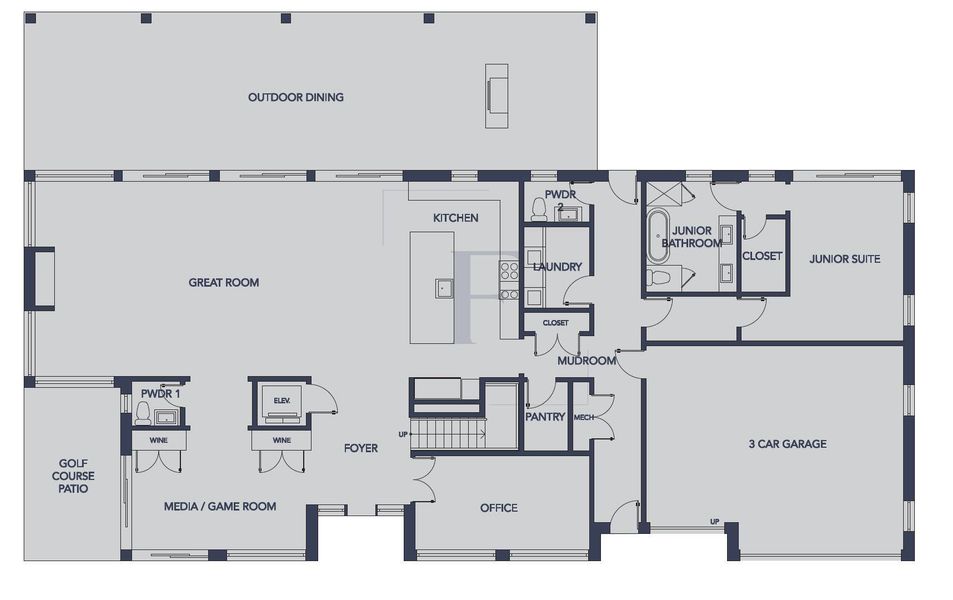 Model 7 First Floor - Floor Plan Model 7 First Floor - Floor Plan