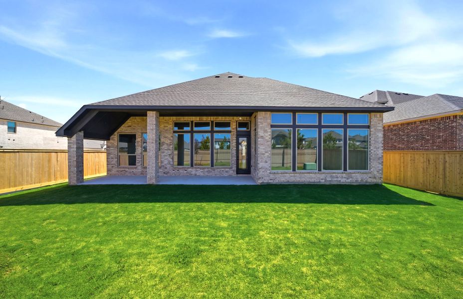 Exterior details and patio area of a home in Bridgeland 60′, Cypress (Image 29). Exterior details and patio area of a home in Bridgeland 60′, Cypress (Image 29).