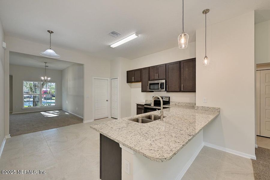 Furnished interior view inside a new home in , Jacksonville (Image 6).