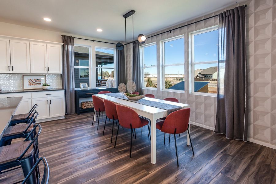 Representative furnished interior of a home built from the Twain by Hartford Homes in Trailside, Timnath (Image 21).
