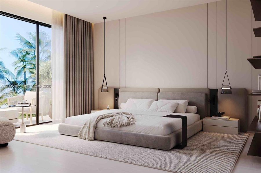 Furnished interior view inside a new home in , Fort Lauderdale (Image 14).