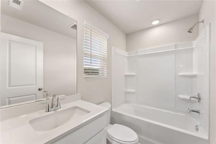 Furnished interior view inside a new home in Reserve at Gum Springs, Jefferson (Image 7).