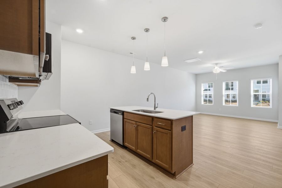 Furnished interior view inside a new home in Lakeview Village, Charlotte (Image 7).