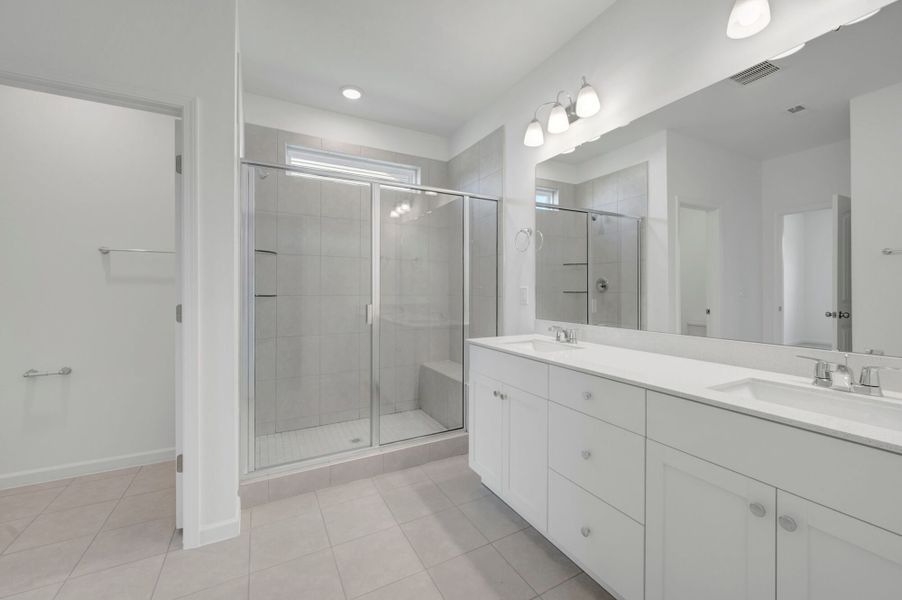 Furnished interior view inside a new home in Providence Creek, Fuquay Varina (Image 8).