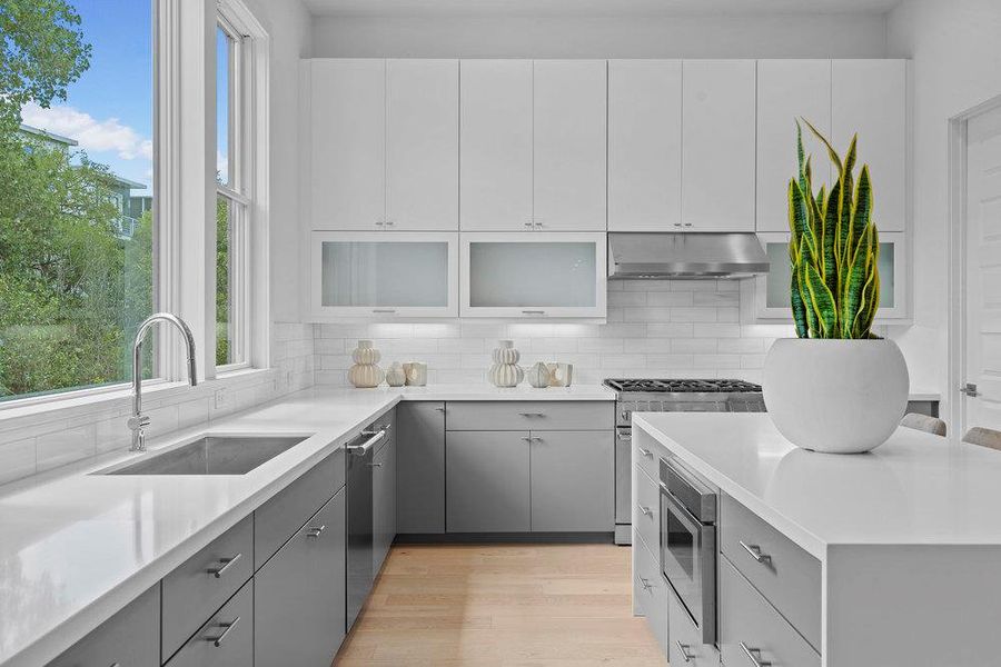 Furnished interior view inside a new home in Sunridge, Austin (Image 14).