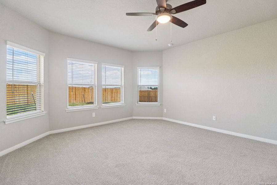 Spacious, unfurnished interior of a new home in Legendary Trails - Premier Series, Cibolo (Image 22).