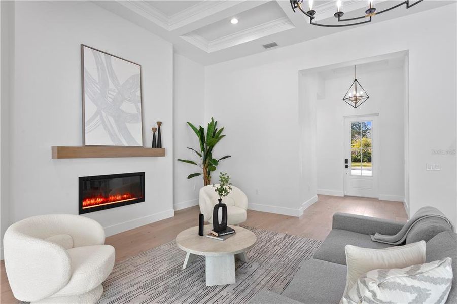 Furnished interior view inside a new home in , Sarasota (Image 5).