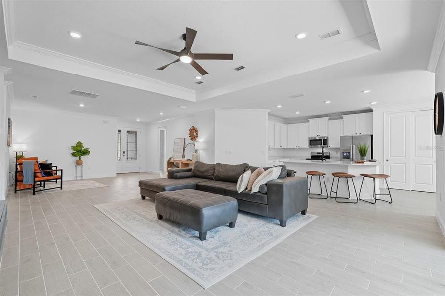 Furnished interior view inside a new home in , Ormond Beach (Image 13).